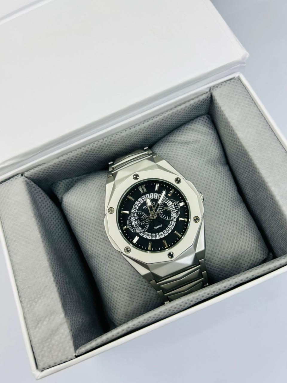 Luxury HB Stainless Steel Men’s Watch