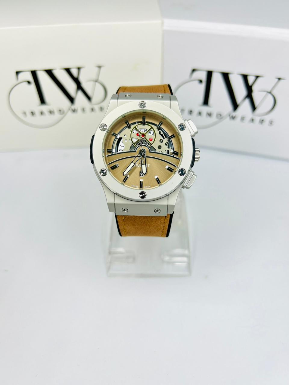 HB Brown Leather Strap