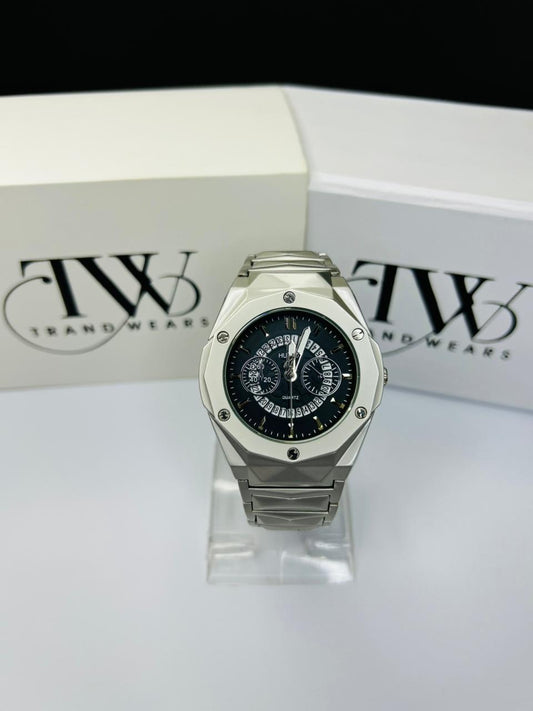 Luxury HB Stainless Steel Men’s Watch