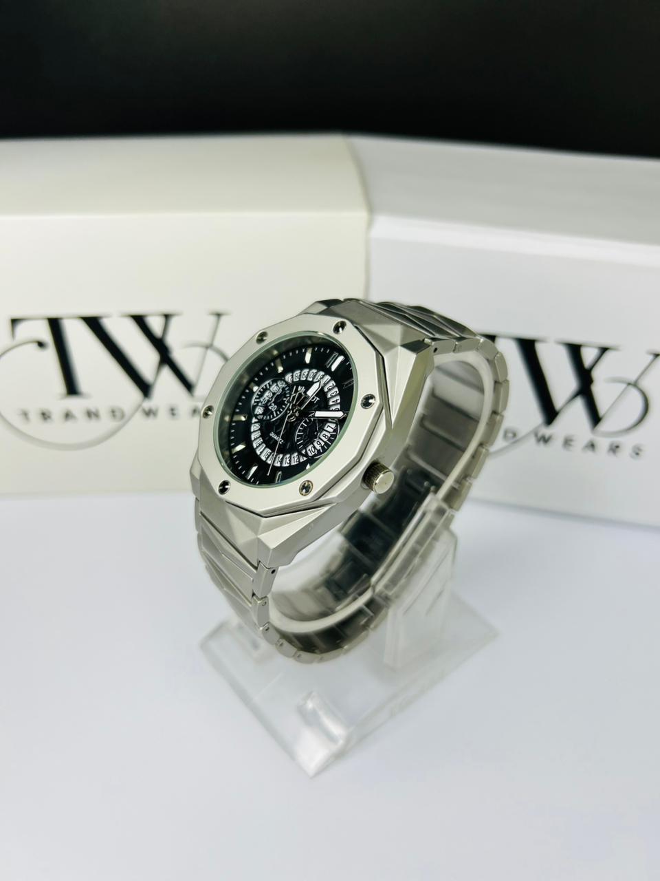 Luxury HB Stainless Steel Men’s Watch