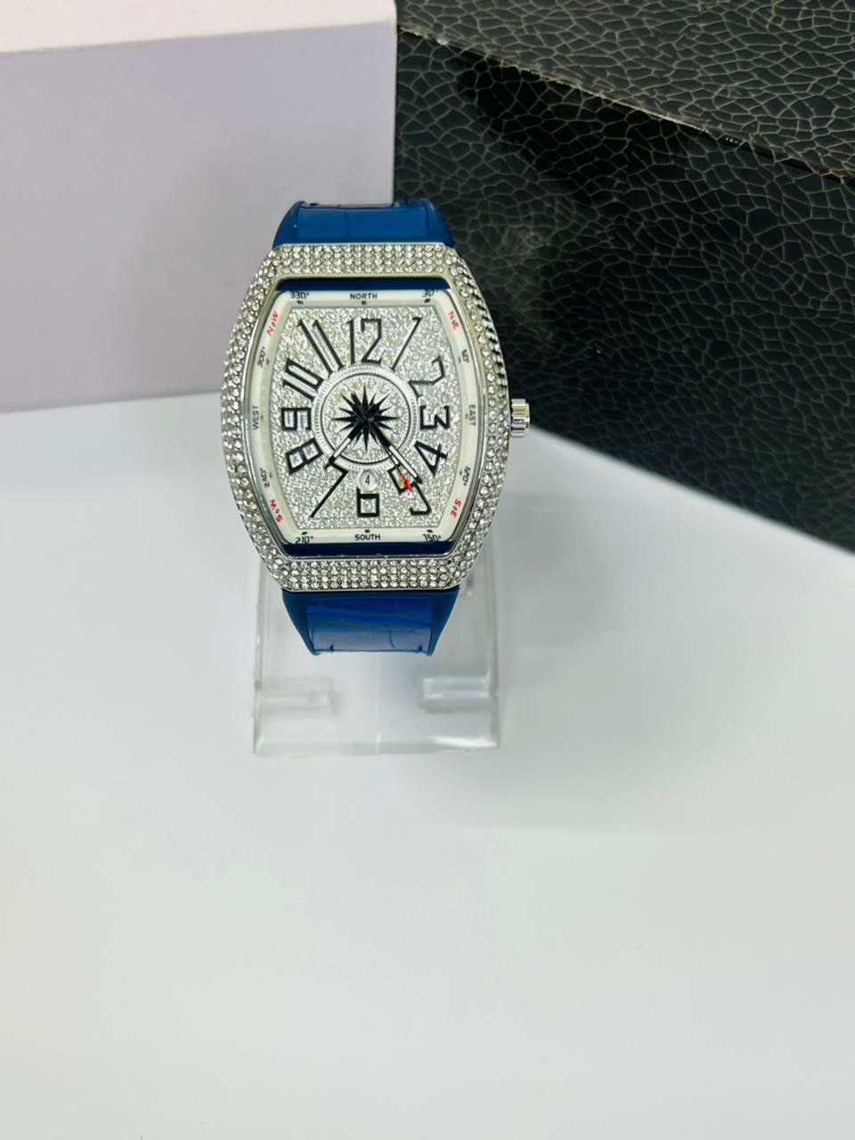 Premium Franck Muller Crystal Diamond Watch – Stylish & Sophisticated