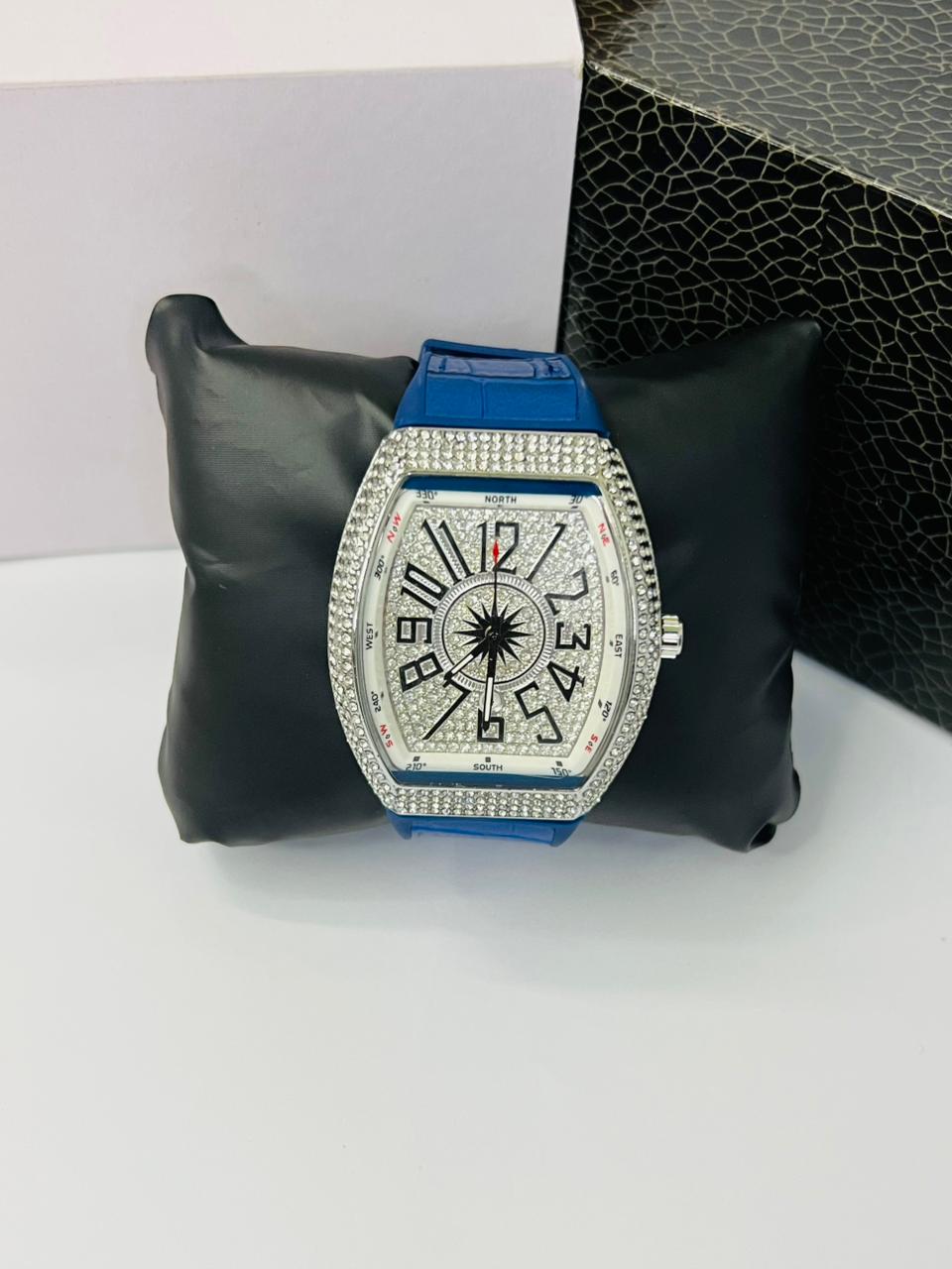 Premium Franck Muller Crystal Diamond Watch – Stylish & Sophisticated