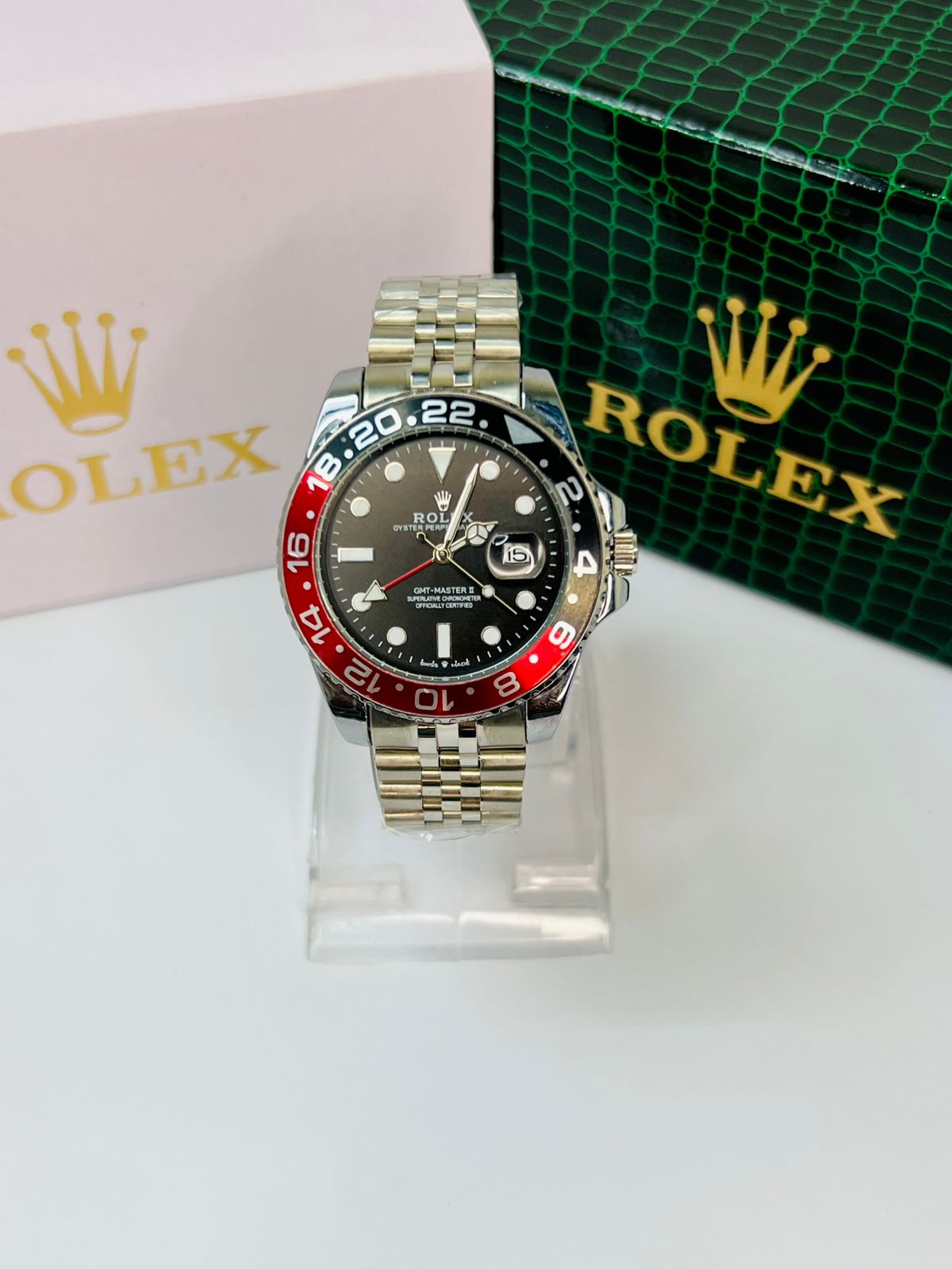 Premium Rolex GMT Master Style Watch – Elite Travel Collection
