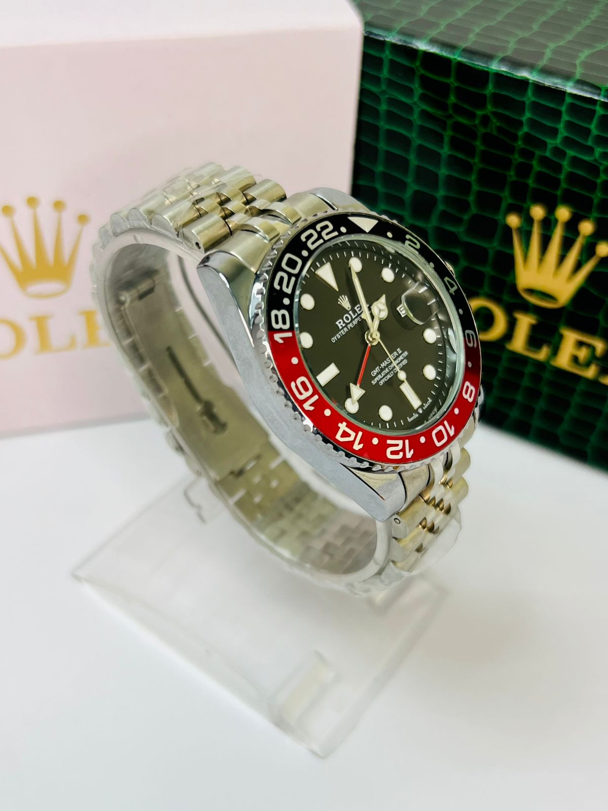 Premium Rolex GMT Master Style Watch – Elite Travel Collection