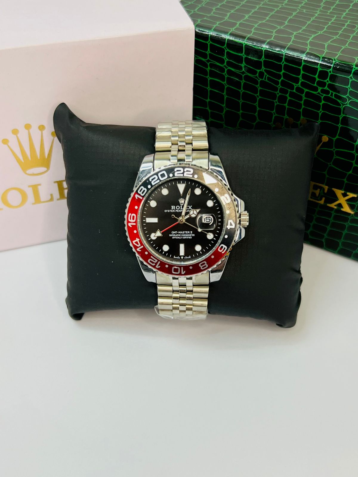 Premium Rolex GMT Master Style Watch – Elite Travel Collection