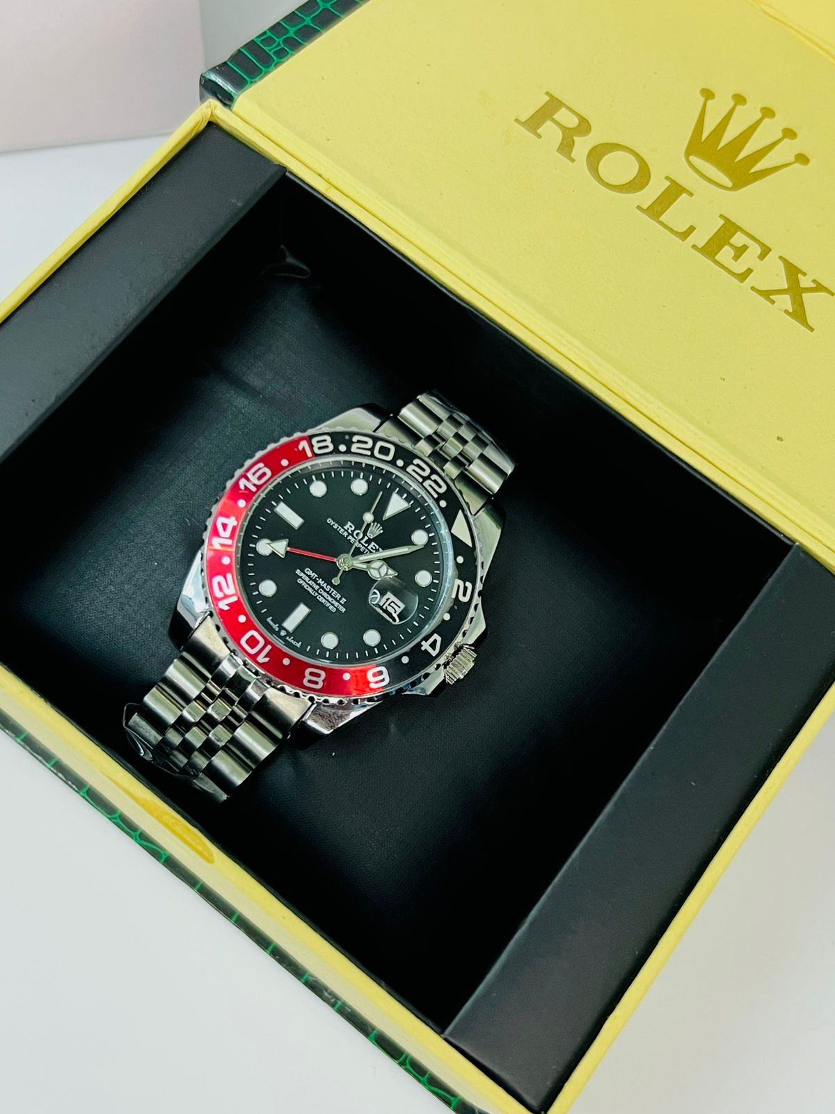 Premium Rolex GMT Master Style Watch – Elite Travel Collection
