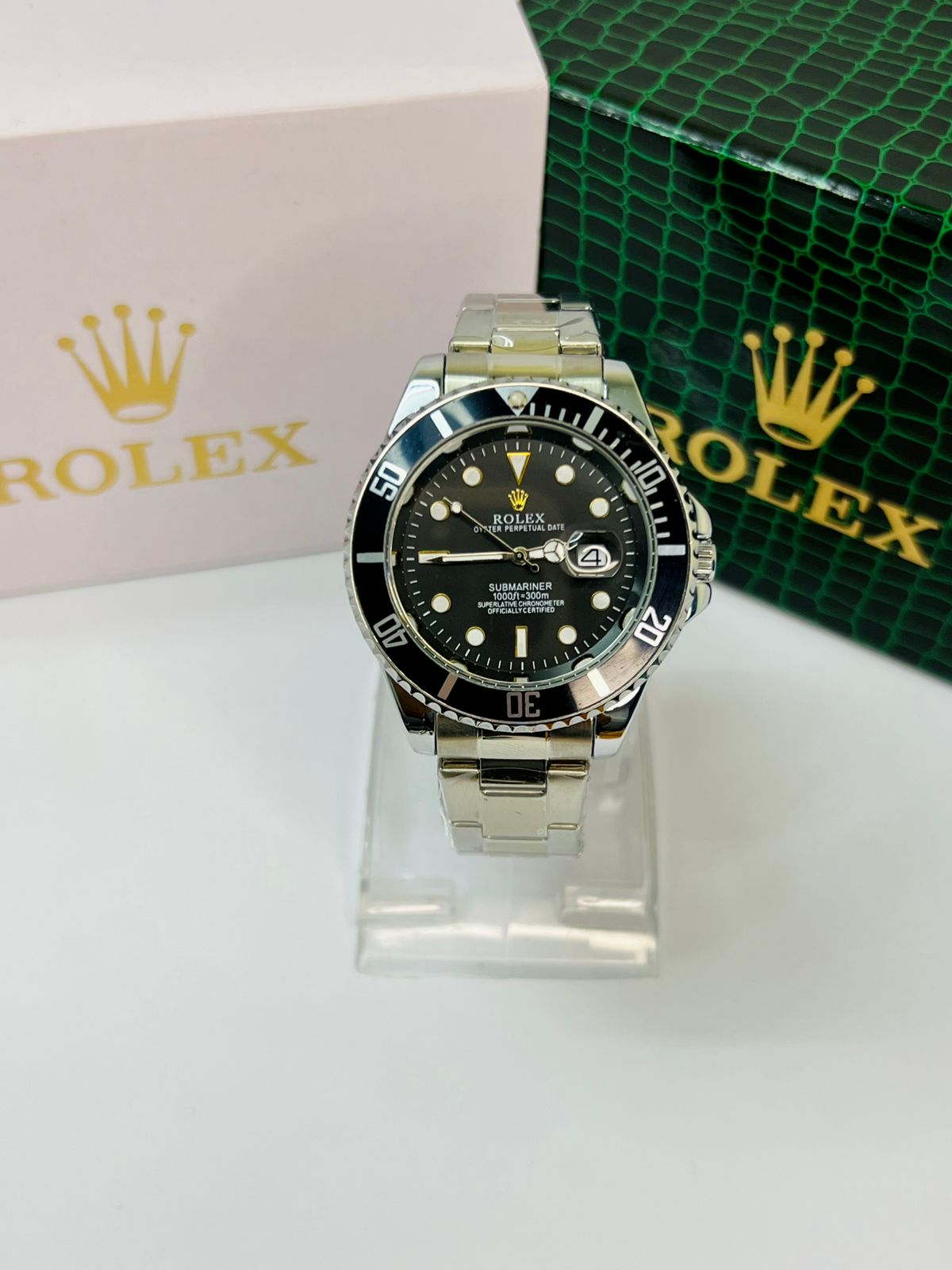 Rolex Submariner Design Men’s Wrist Watch – Classic Luxury Diver Style Watch