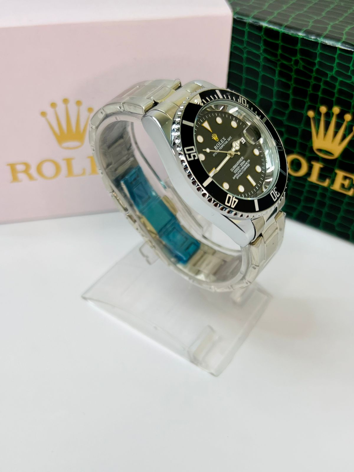 Rolex Submariner Design Men’s Wrist Watch – Classic Luxury Diver Style Watch