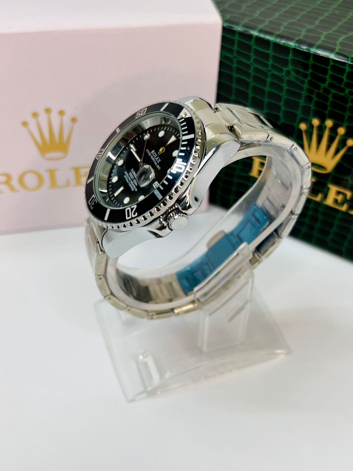 Rolex Submariner Design Men’s Wrist Watch – Classic Luxury Diver Style Watch