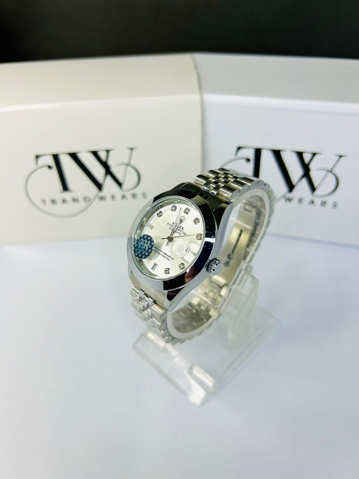 Elegant Rolly Style Wrist Watch – Classic Luxury Timepiece