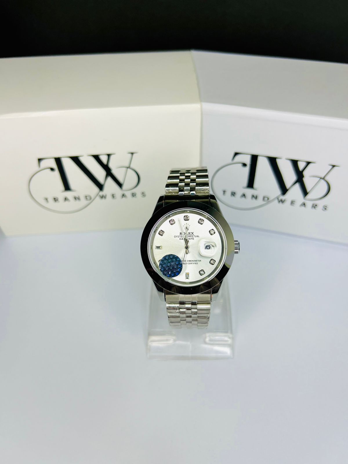 Elegant Rolly Style Wrist Watch – Classic Luxury Timepiece